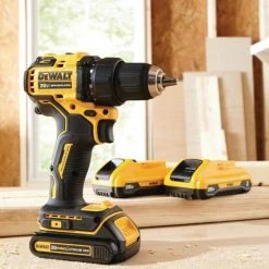 DeWALT DCD708C2 20V 1/2 Inch Brushless Compact Atomic Drill Driver Kit Tools & Equipment