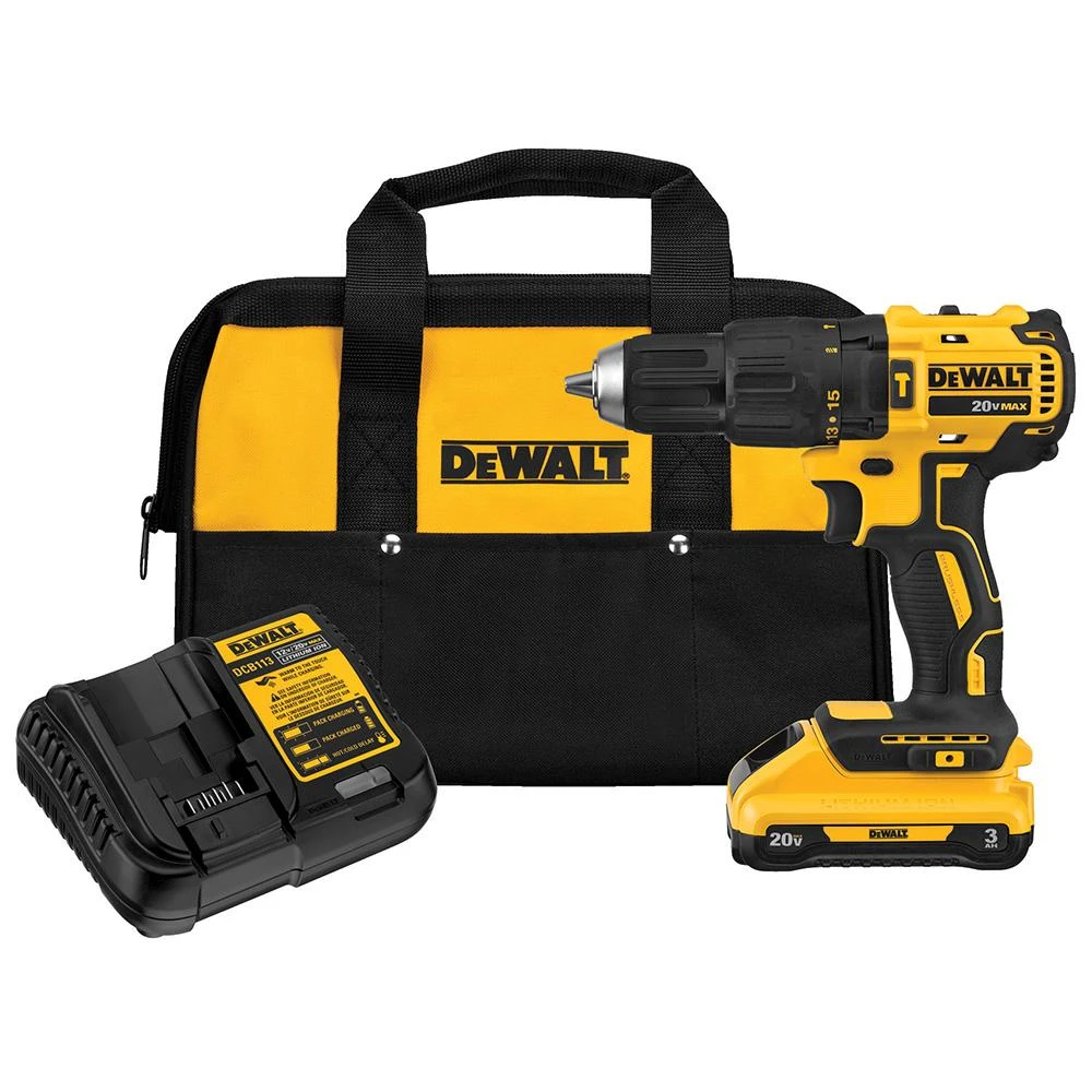 DeWALT DCD778L1 20V MAX Cordless Compact Brushless Hammerdrill Driver Kit Tools & Equipment 3 DeWALT DCD778L1 20V MAX Cordless Compact Brushless Hammerdrill Driver Kit Tools & Equipment