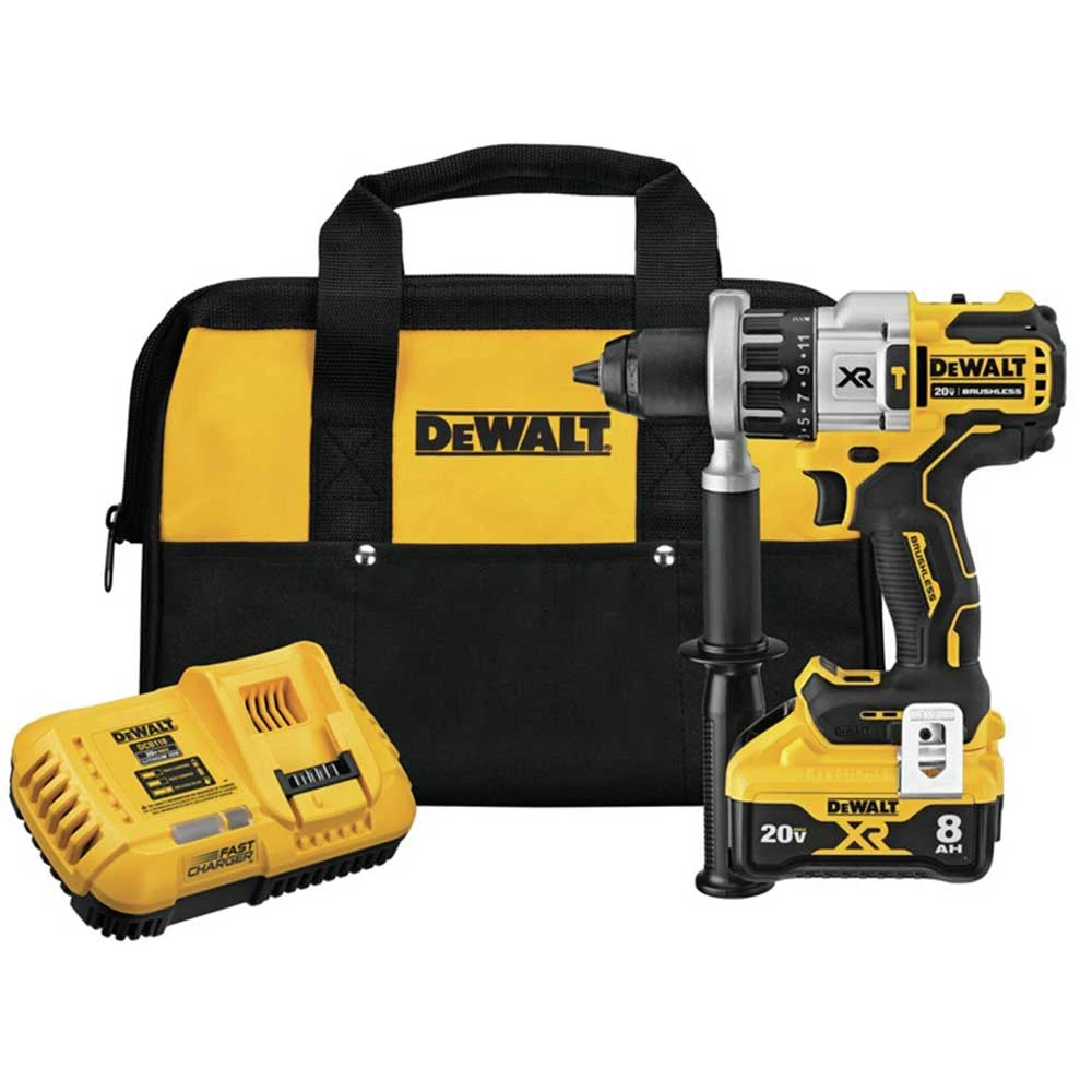 DeWALT DCD998W1 20V MAX XR Brushless Hammer Drill/Driver W/ Power Detect Kit Tools & Equipment 3 DeWALT DCD998W1 20V MAX XR Brushless Hammer Drill/Driver W/ Power Detect Kit Tools & Equipment