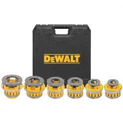 Tools & Equipment DeWALT DCE700X2K 60V MAX Lithium-Ion Cordless Pipe Threader Kit W/ Die Heads