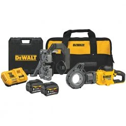Tools & Equipment DeWALT DCE700X2 60V MAX FLEXVOLT Lithium-Ion Cordless Pipe Threader Kit