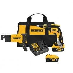 DeWALT DCF620CM2 20V MAX Drywall Screw-Gun Kit W/ Drywall Screwgun Attachment