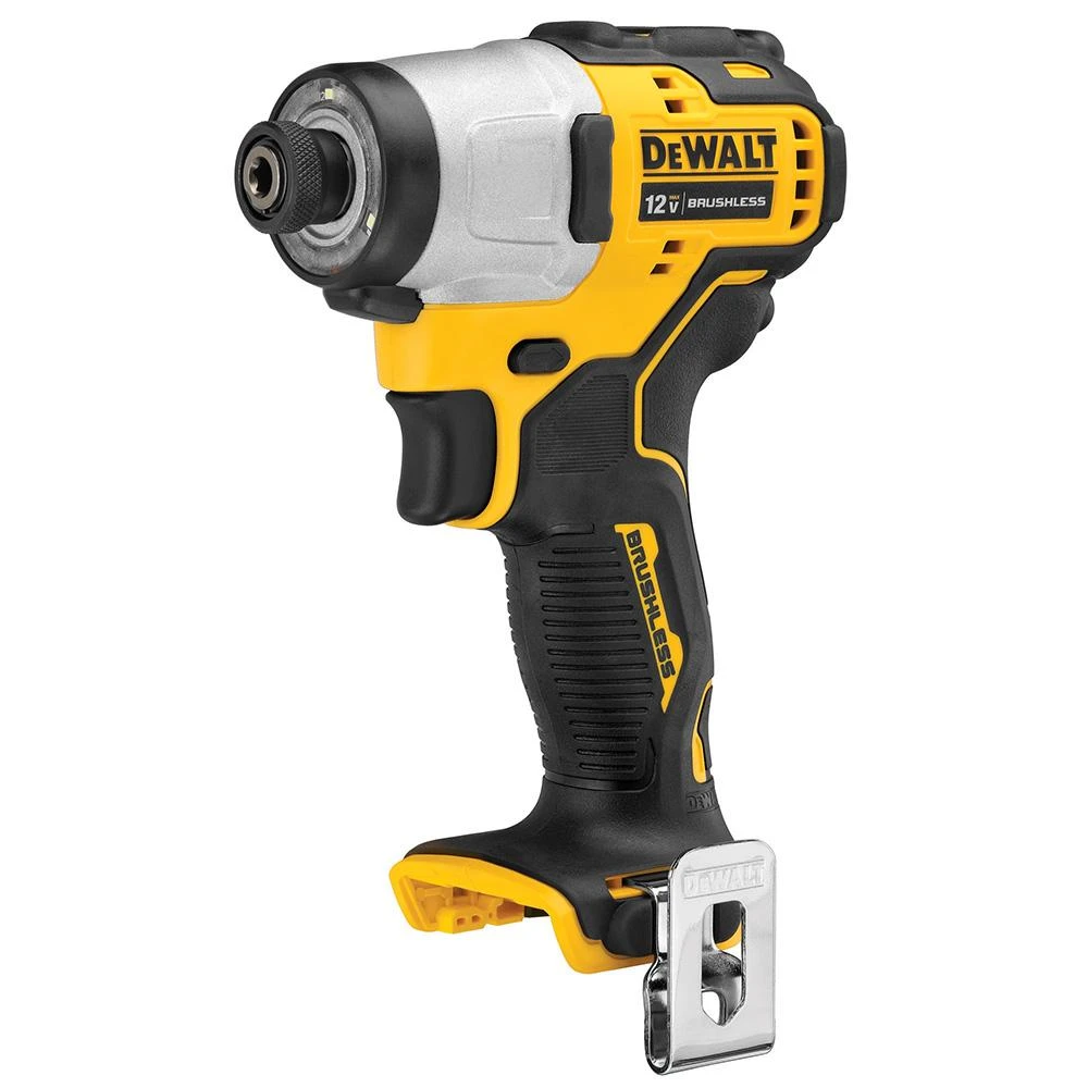 DeWALT DCF801B 12V MAX XTREME Brushless 1/4 Inch Impact Driver - Bare Tool Tools & Equipment 4 DeWALT DCF801B 12V MAX XTREME Brushless 1/4 Inch Impact Driver - Bare Tool Tools & Equipment