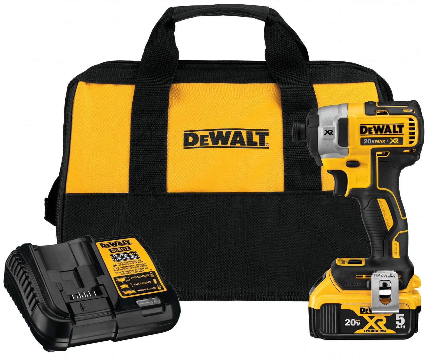 DeWALT DCF887P1 20V MAX XR 1/4" 3 Speed Cordless Lightweight Impact Driver Kit Tools & Equipment 3 DeWALT DCF887P1 20V MAX XR 1/4" 3 Speed Cordless Lightweight Impact Driver Kit Tools & Equipment