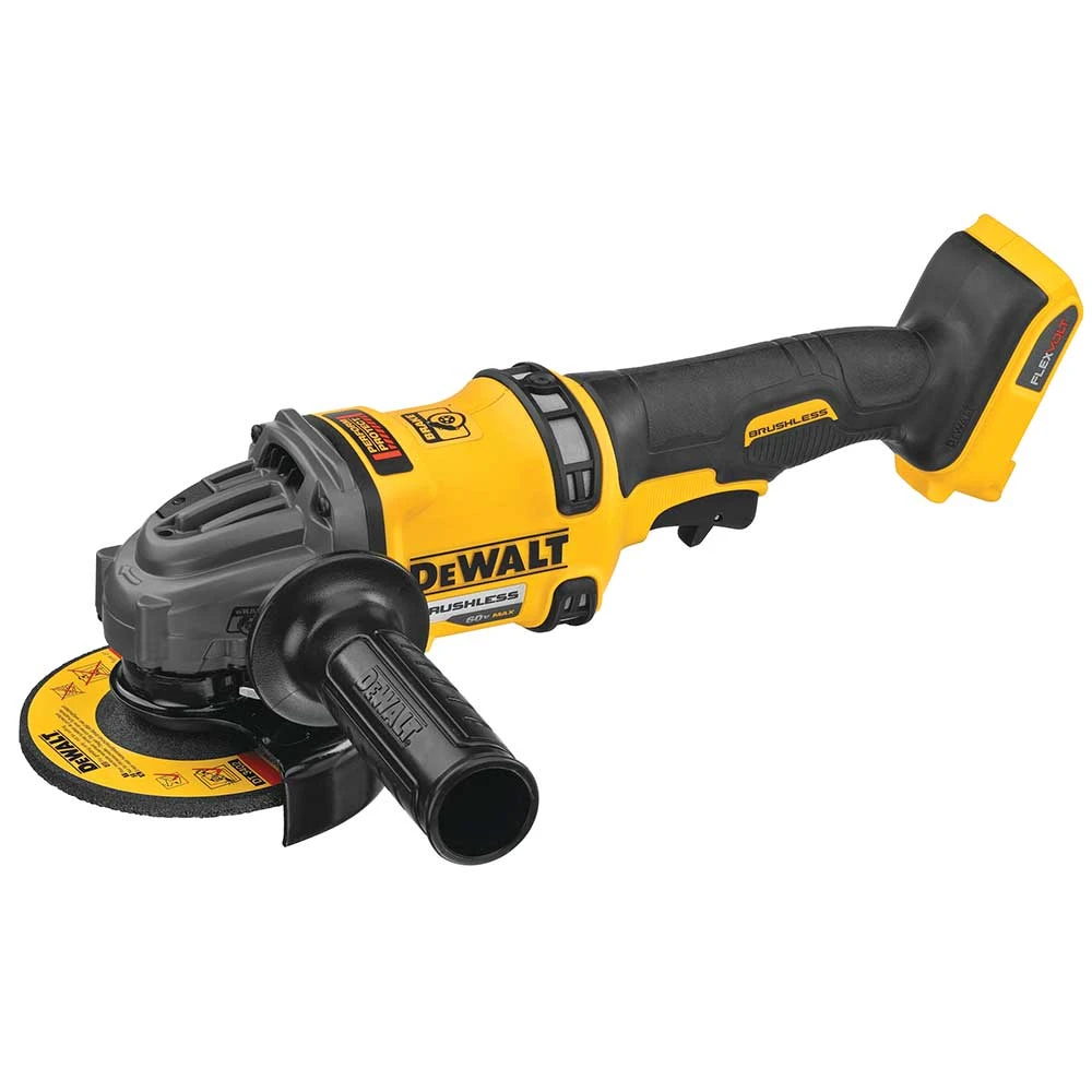 DeWALT DCG418B 60V MAX FLEXVOLT 4-1/2" - 6" Cordless Grinder W/ Kickback Brake Tools & Equipment 4 DeWALT DCG418B 60V MAX FLEXVOLT 4-1/2" - 6" Cordless Grinder W/ Kickback Brake Tools & Equipment