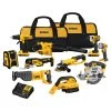 DeWALT DCK1020D2 20V 10 Tool 2 0Ah Lithium Ion Cordless Power Tool Combo Kit 2 DeWALT DCK1020D2 20V 10 Tool 2 0Ah Lithium Ion Cordless Power Tool Combo Kit