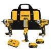 DeWALT DCK302P2 20V MAX XR Brushless Cordless Automotive 3 Tool Combo Kit