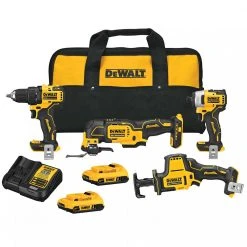 DeWALT DCK489D2 20V MAX ATOMIC Lithium-Ion Cordless Brushless 4-Tool Combo Kit