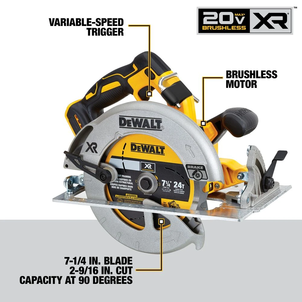 DeWALT DCK675D2 20V Brushless 6 Tool Combo Kit with 2 - 2.0AH Battery & Charger 8 Tools & Equipment DeWALT DCK675D2 20V Brushless 6 Tool Combo Kit W/ 2 - 2.0AH Battery / Charger