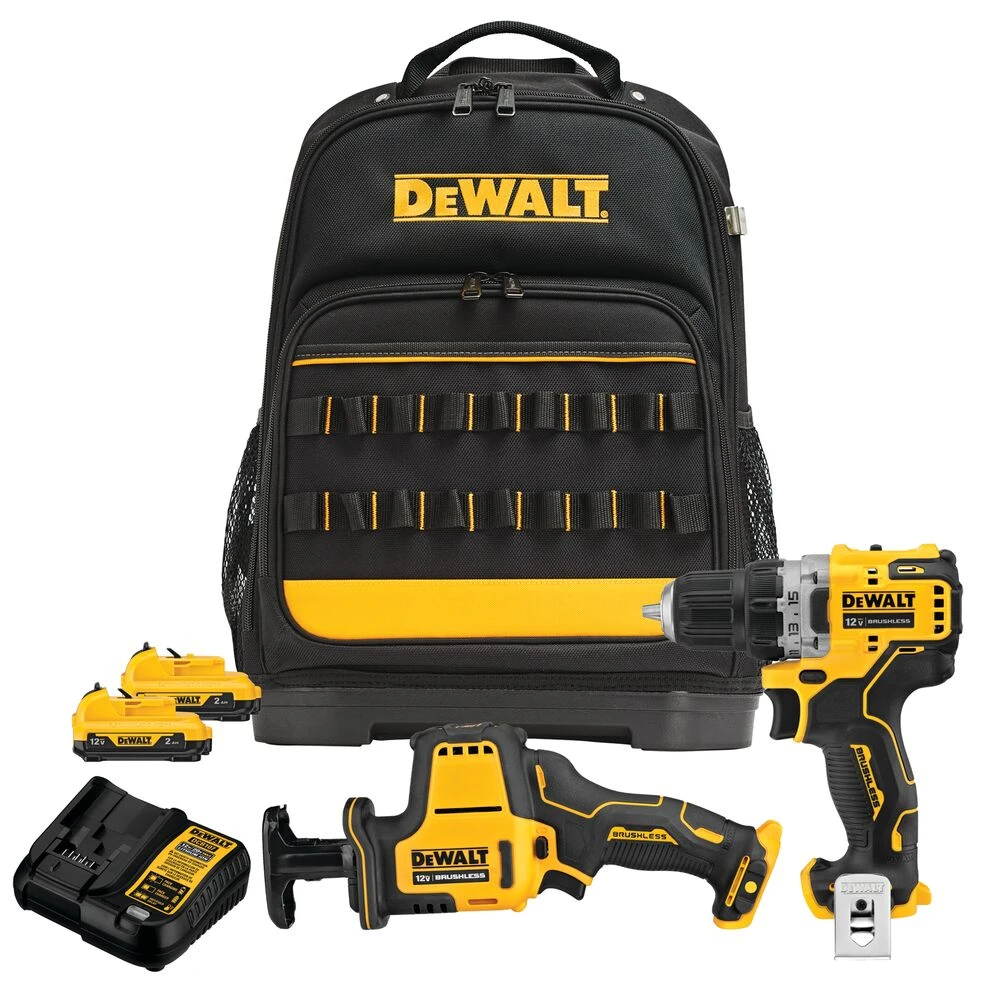 Tools & Equipment DeWALT DCKSS200F2 XTREME 12V MAX 2-Tool Combo Kit W/ Professional Backpack 3 Tools & Equipment DeWALT DCKSS200F2 XTREME 12V MAX 2-Tool Combo Kit W/ Professional Backpack