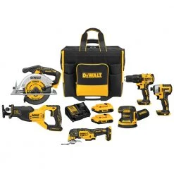DeWALT DCKSS676D2 20V Brushless 6 Tool Combo Kit W/ 2 - 2.0AH Battery / Charger