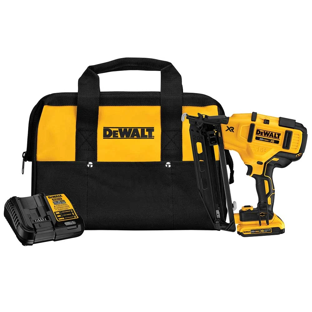 DeWALT DCN660D1 20V MAX XR 16-Guage 2-1/2" Cordless Angled Finish Nailer 3 DeWALT DCN660D1 20V MAX XR 16-Guage 2-1/2" Cordless Angled Finish Nailer