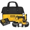 Tools & Equipment DeWALT DCS377Q1 1-3/4" 20V ATOMIC MAX Brushless Cordless Compact Bandsaw Kit
