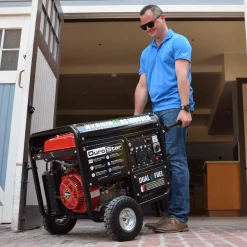 DuroStar DS10000EH 10,000W Dual Fuel Portable Generator with Electric Start | Home & Jobsite Backup Power 25 Dual Fuel Generators DuroStar DS10000EH 10,000W 439cc Dual Fuel Portable Generator W/ Electric Start