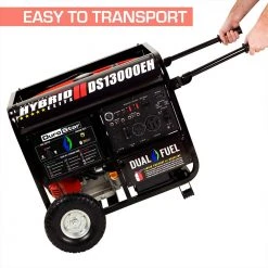 Dual Fuel Generators DuroStar DS13000EH 13000 Watt 500cc Dual Fuel Portable Generator
