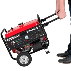 DuroStar DS4400E 4400-Watt 212cc Electric Start OHV Gas Generator W/Wheel Kit