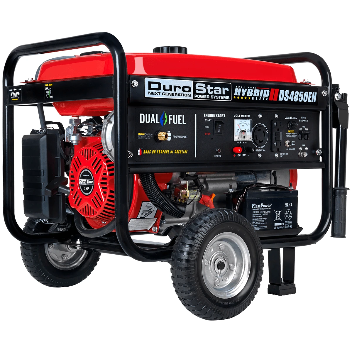 DuroStar DS4850EH 4,850-Watt Dual Fuel Generator with Electric Start - Reliable Power for Home & Jobsite 3 DuroStar DS4850EH 4,850-Watt Dual Fuel Generator W/ Electric Start
