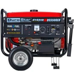 Dual Fuel Generators DuroStar DS5500EH 5500-Watt Electric Start Dual Fuel Portable Generator