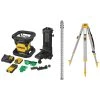 DeWALT DW079LGK 20V MAX Self Leveling IP67 Class 3 Green Rotary Laser Kit