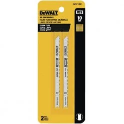 DeWALT DW3710H2 4'' 10 TPI U Shank Fine Cutting Wood Jig Saw Blades - 5 PK Tools & Equipment