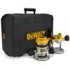 DeWALT DW618PK 2-1/4 HP Fixed Base Plunge Router Tool Combo Kit Tools & Equipment 1 DeWALT DW618PK 2-1/4 HP Fixed Base Plunge Router Tool Combo Kit Tools & Equipment