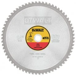 DeWALT DWA7747 14'' 66T Heavy Gauge Ferrous Metal Cutting Saw Blade Power Tools