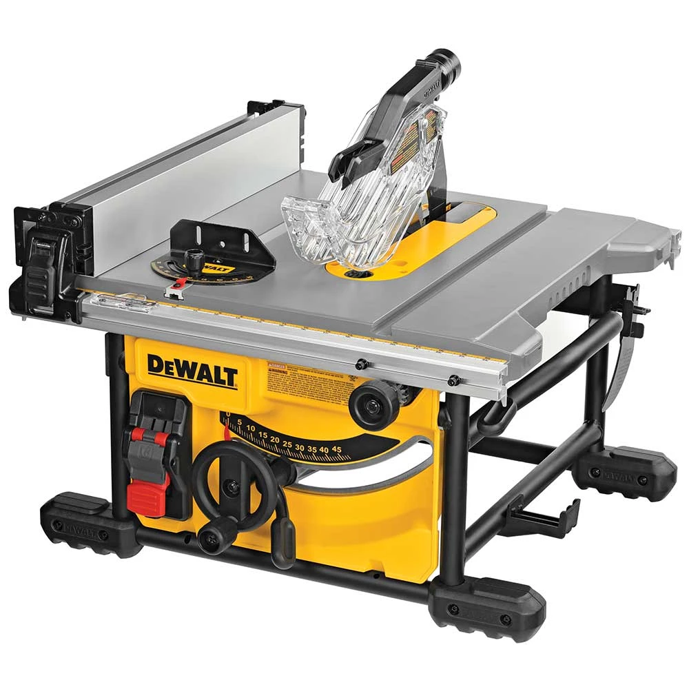 DeWALT DWE7485WS 15 Amp 8-1/4" Corded Compact Jobsite Table Saw W/ Table Stand 6 DeWALT DWE7485WS 15 Amp 8-1/4" Corded Compact Jobsite Table Saw W/ Table Stand