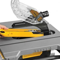 DeWALT DWE7485WS 15 Amp 8-1/4" Corded Compact Jobsite Table Saw W/ Table Stand 17 DeWALT DWE7485WS 15 Amp 8-1/4