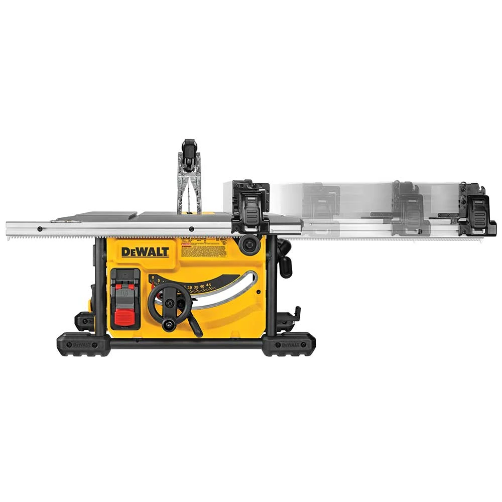 DeWALT DWE7485WS 15 Amp 8-1/4" Corded Compact Jobsite Table Saw W/ Table Stand 9 DeWALT DWE7485WS 15 Amp 8-1/4" Corded Compact Jobsite Table Saw W/ Table Stand