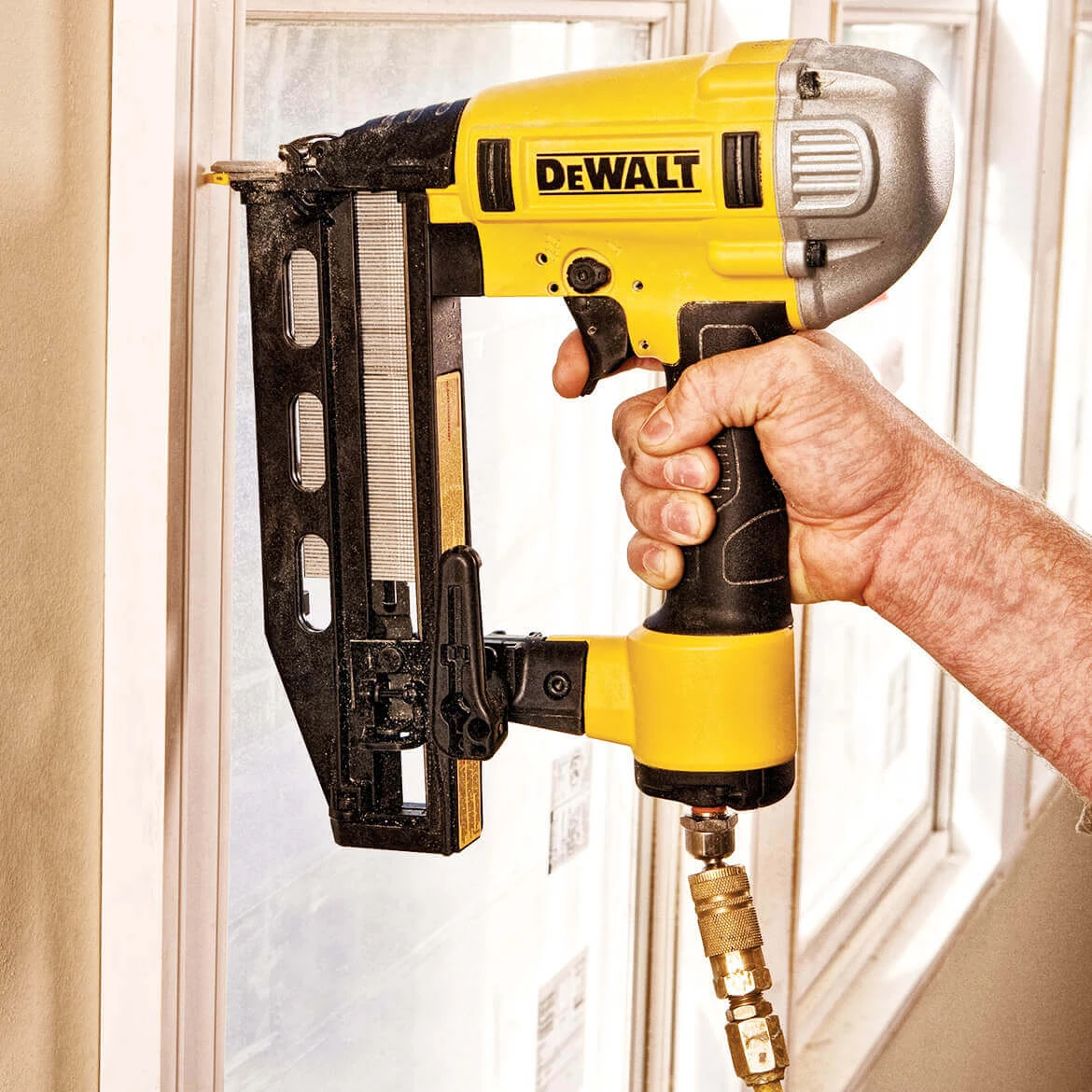 Tools & Equipment DeWALT DWFP71917 2-1/2 In. X 16 Guage Pneumatic Precision Point Finish Nailer 5 Tools & Equipment DeWALT DWFP71917 2-1/2 In. X 16 Guage Pneumatic Precision Point Finish Nailer