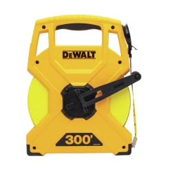 Tools & Equipment DeWALT DWHT34049 1/2 Inch X 300 Foot Double Sided Fiberglass Long Tape Measure