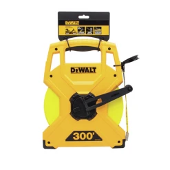Tools & Equipment DeWALT DWHT34049 1/2 Inch X 300 Foot Double Sided Fiberglass Long Tape Measure