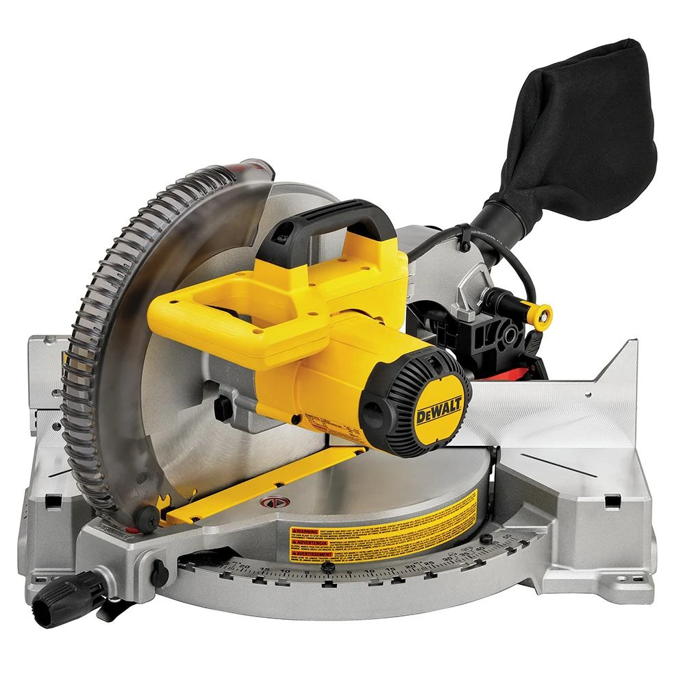 DeWALT DWS715 120V 12 Inch 15 Amp Electric Single Bevel Compound Miter Saw Tools & Equipment 8 DeWALT DWS715 120V 12 Inch 15 Amp Electric Single Bevel Compound Miter Saw Tools & Equipment