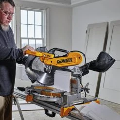 DeWALT DWS716XPS 12 Inch 15 Amp Compound Double Bevel Miter Saw Kit Tools & Equipment