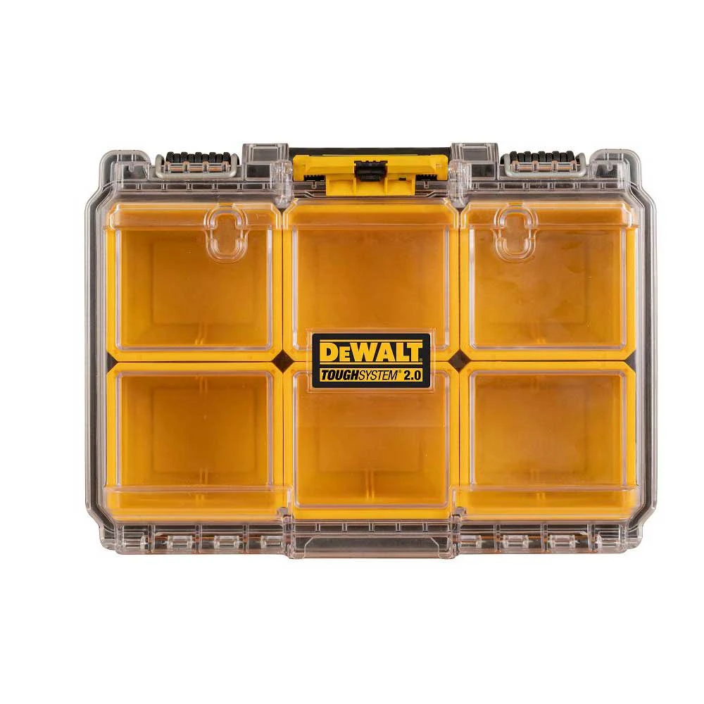 DeWALT DWST08020 TOUGHSYSTEM 2.0 6 Deep Compartment Small Parts Organizer 3 DeWALT DWST08020 TOUGHSYSTEM 2.0 6 Deep Compartment Small Parts Organizer