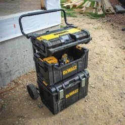 Tools & Equipment DeWALT DWST08205 TOUGHSYSTEM Robust Tote W/ Adjustable Foldable Brackets