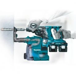 Makita DX09 18V 1" HEPA Filter Rotary Hammer Dust Extractor Attachment for Cleaner Job Sites 10 Makita DX09 18 Volt 1 Inch HEPA Filter Rotary Hammer Dust Extractor Attachment