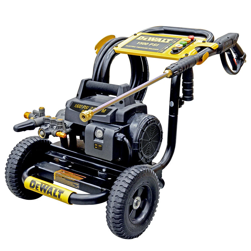 DeWALT DXPW1500E 1,500-PSI 2.0-GPM Cold Water Commercial Pressure Washer for Lawn & Outdoor Cleaning 3 DeWALT DXPW1500E 1,500-Psi 2.0-Gpm Cold Water Commercial Pressure Washer Lawn & Outdoor Power