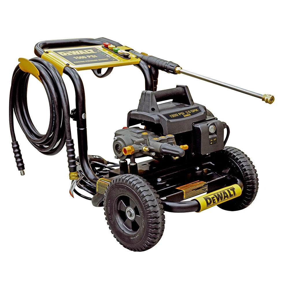 DeWALT DXPW1500E 1,500-PSI 2.0-GPM Cold Water Commercial Pressure Washer for Lawn & Outdoor Cleaning 4 DeWALT DXPW1500E 1,500-Psi 2.0-Gpm Cold Water Commercial Pressure Washer Lawn & Outdoor Power