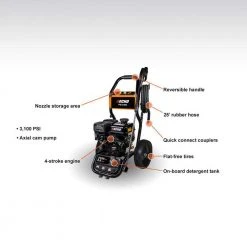Echo PW-3100 3100 PSI 4 Stroke Quick Connect Durable Gas Pressure Washer Lawn & Outdoor Power