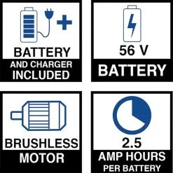 EGO LB5302-FC 56V 530 CFM Cordless Li-Ion Turbo Blower Kit - Reconditioned
