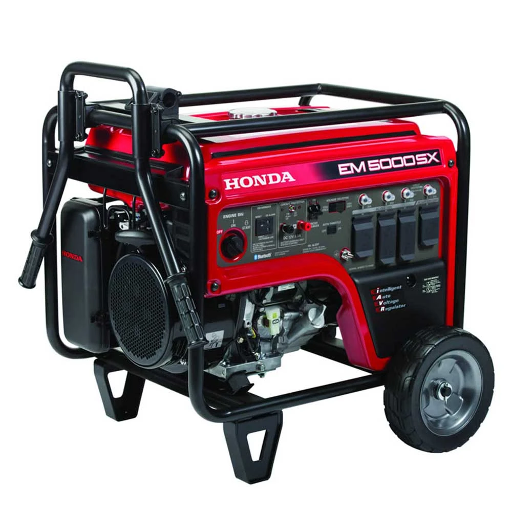 Honda EM5000SXK3AN 5000W Portable Generator with Electric Start & CO-MINDER Bluetooth Technology 7 Honda EM5000SXK3AN 5000W 120/240V Electric Start Generator W/CO-MINDER Bluetooth