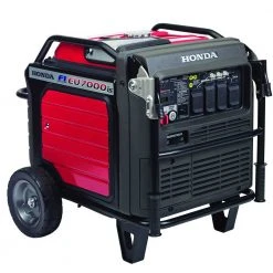 Gasoline Generators Honda EU7000ISNAN 7000W 120/240V Inverter Generator W/ CO-MINDER And Bluetooth