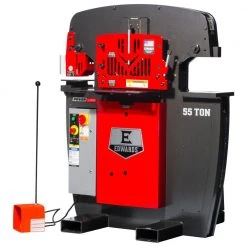 Tools & Equipment Edwards IW55-1P230-AC500 230V 55 Ton 1 Phase Ironworker W/ PowerLink System
