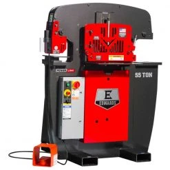 Tools & Equipment Edwards IW55-1P230 230V 55 Ton 1 Phase Heavy Duty High Capacity Ironworker