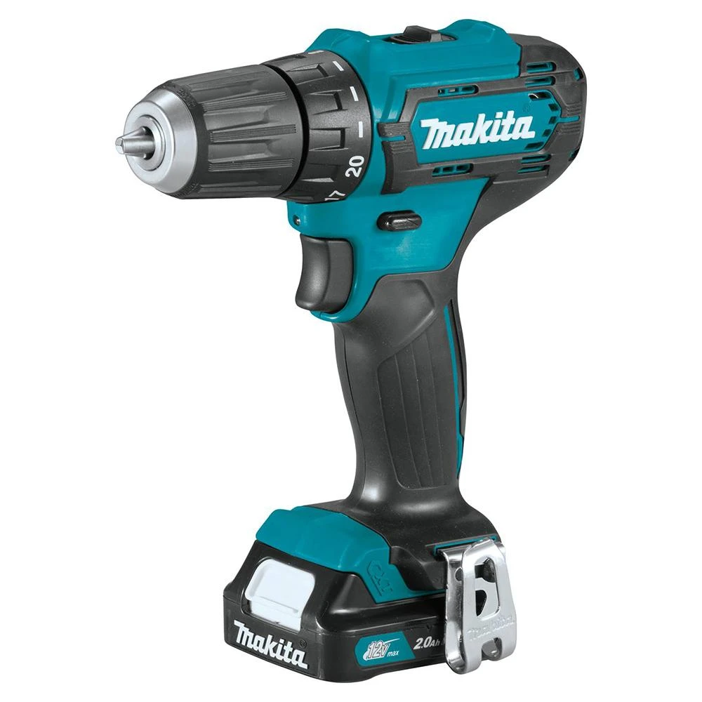 Tools & Equipment Makita FD09R1 12 Volt 3/8 Inch 2.0Ah CXT Lithium-Ion Cordless Driver-Drill Kit 3 Tools & Equipment Makita FD09R1 12 Volt 3/8 Inch 2.0Ah CXT Lithium-Ion Cordless Driver-Drill Kit