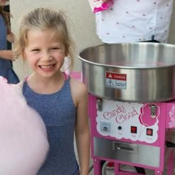 Funtime FT1000 Commercial Candy Cloud Cotton Hard Candy Machine Floss Maker Cart