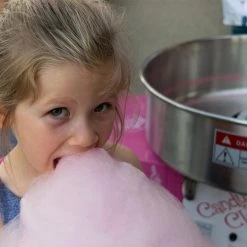 Funtime FT1000 Commercial Candy Cloud Cotton Hard Candy Machine Floss Maker Cart