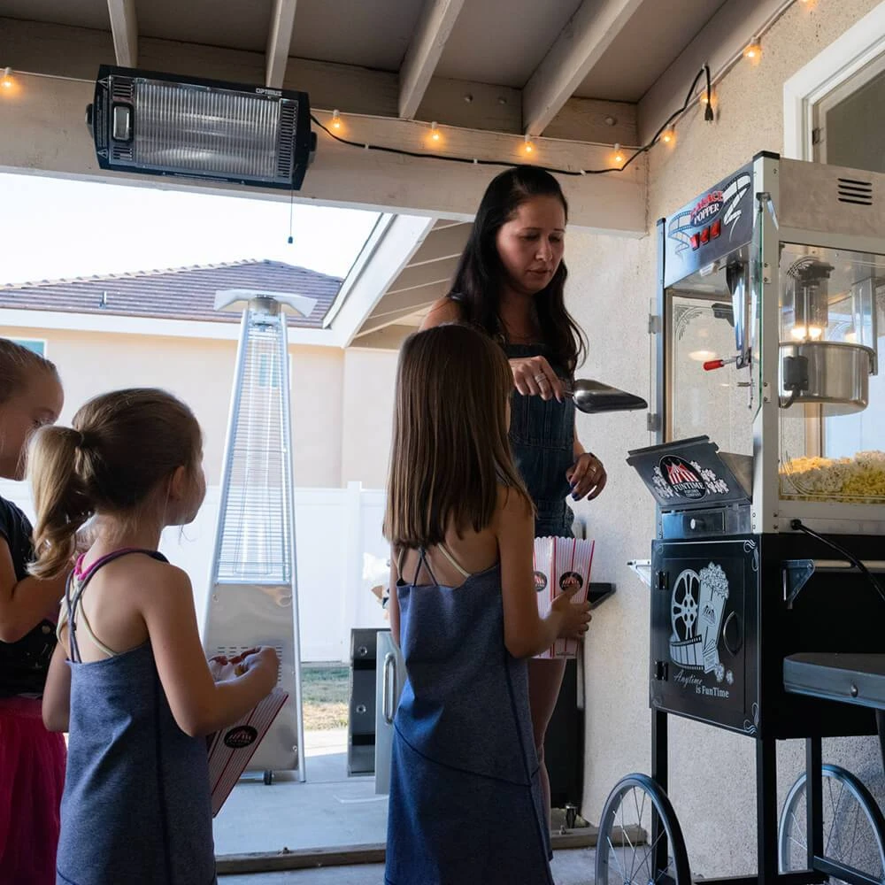 FunTime FT1665PP Palace Popper 16 OZ Commercial Bar Popcorn Popper Machine for Home & Business Use 17 FunTime FT1665PP Palace Popper 16 OZ Commercial Bar Popcorn Popper Machine Cart Home Goods