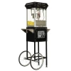 FunTime FT454CB 4oz Black Popcorn Popper Machine Maker Cart Vintage Style Home Goods